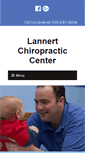Mobile Screenshot of lannertchiropractic.com